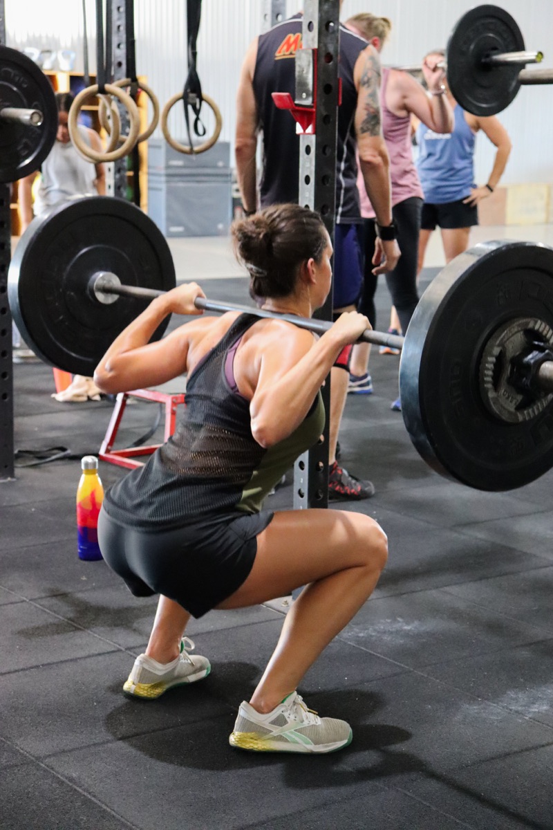 Back squat training